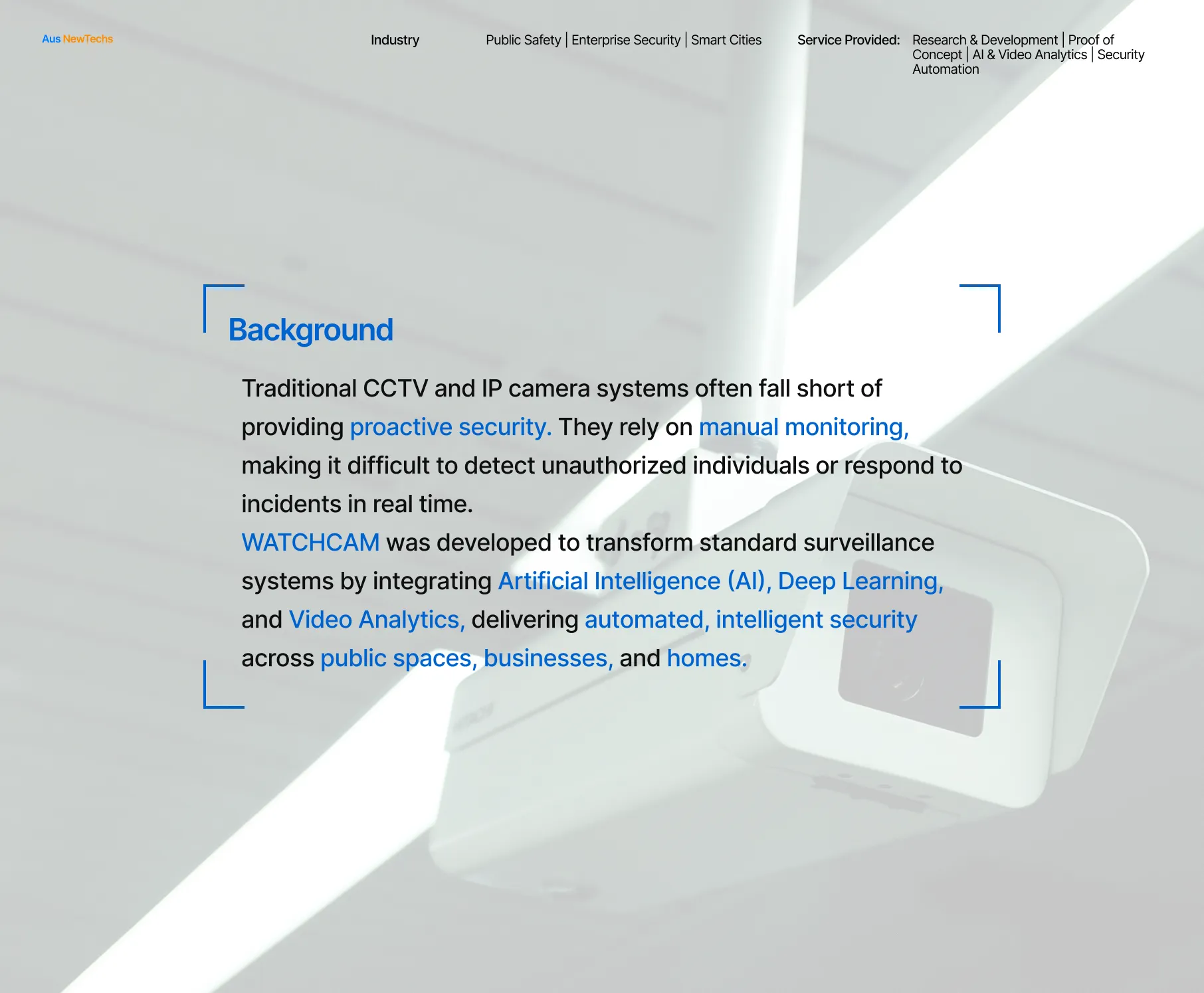 2. WATCHCAM – Smart Video Surveillance with AI Powered Analytics