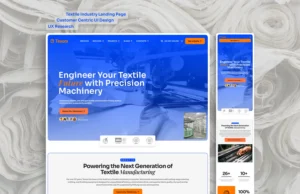 Textile Industry Landing Page